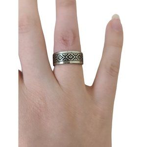 Unisex Metal Design, Stainless Steel Ring
